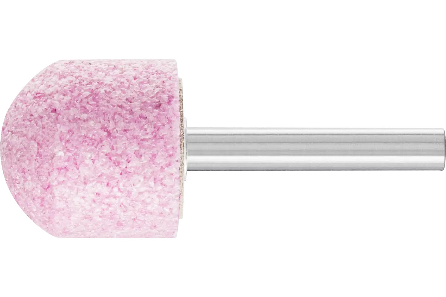 Picture of Pferd Vitrified Mounted Point, TOUGH, 1" x 1, 80 Grit, A21, Ceramic Oxide, 1/4" Shank